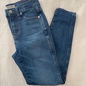 Women’s Madewell skinny jeans